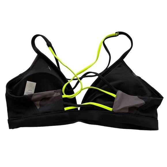 NWOT Athleta Freestyle Camo Triangle Bikini Swimsuit Top Swim Neutral - Picture 6 of 7